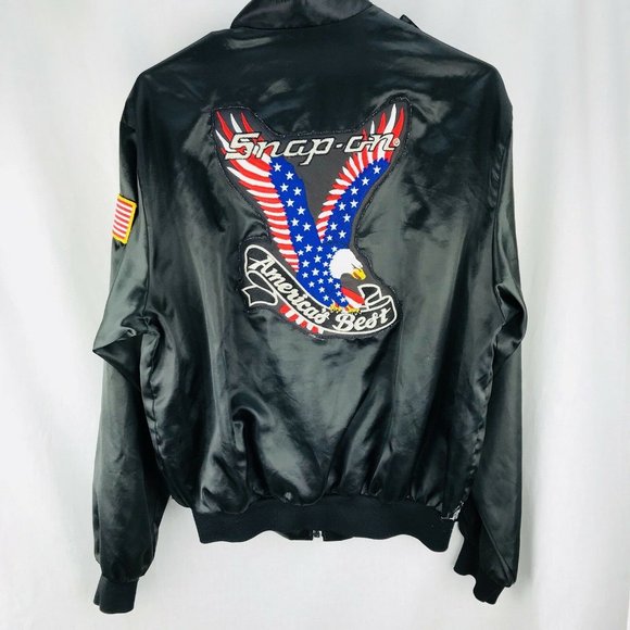 SNAP-ON Tools Vintage Jacket Mens MEDIUM 1970 Larg - Picture 7 of 8